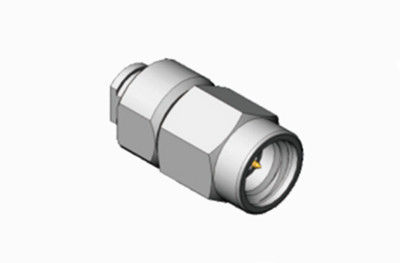 MSSM Male Stainless Steel RF Coaxial Connector For 2#Semi-rigid / Flexible Millimeter Wave