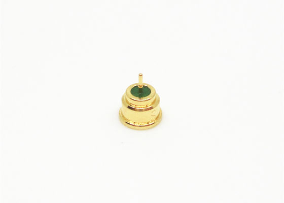 SMPM Straight Rf Coaxial Solder SSMP Connector With Gold Plated For Instrumentation