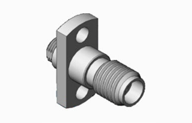 MSSM Female RF Coaxial Connector For 1#Semi-rigid / Flexible Millimeter Wave