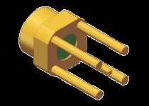 50Ω SMPM Male RF Connector 0.3MHz-40GHz 170V for PCB
