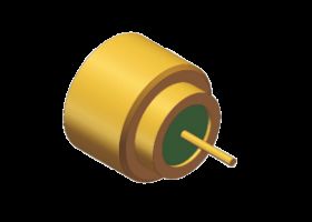 50Ω SMPM Male PCB Connector 0.3MHz-40GHz 170V