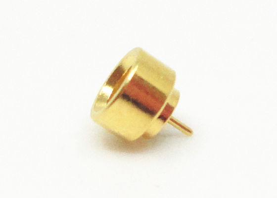 Hermetic Seal Male SMPM RF Connector Coaxial SSMP Connector 50Ω Impedance with Chamfer Microstrip