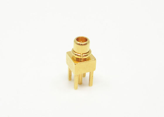 Straight PCB Circuit Board MMCX Small Coaxial Cable Connectors 50Ω Impedance