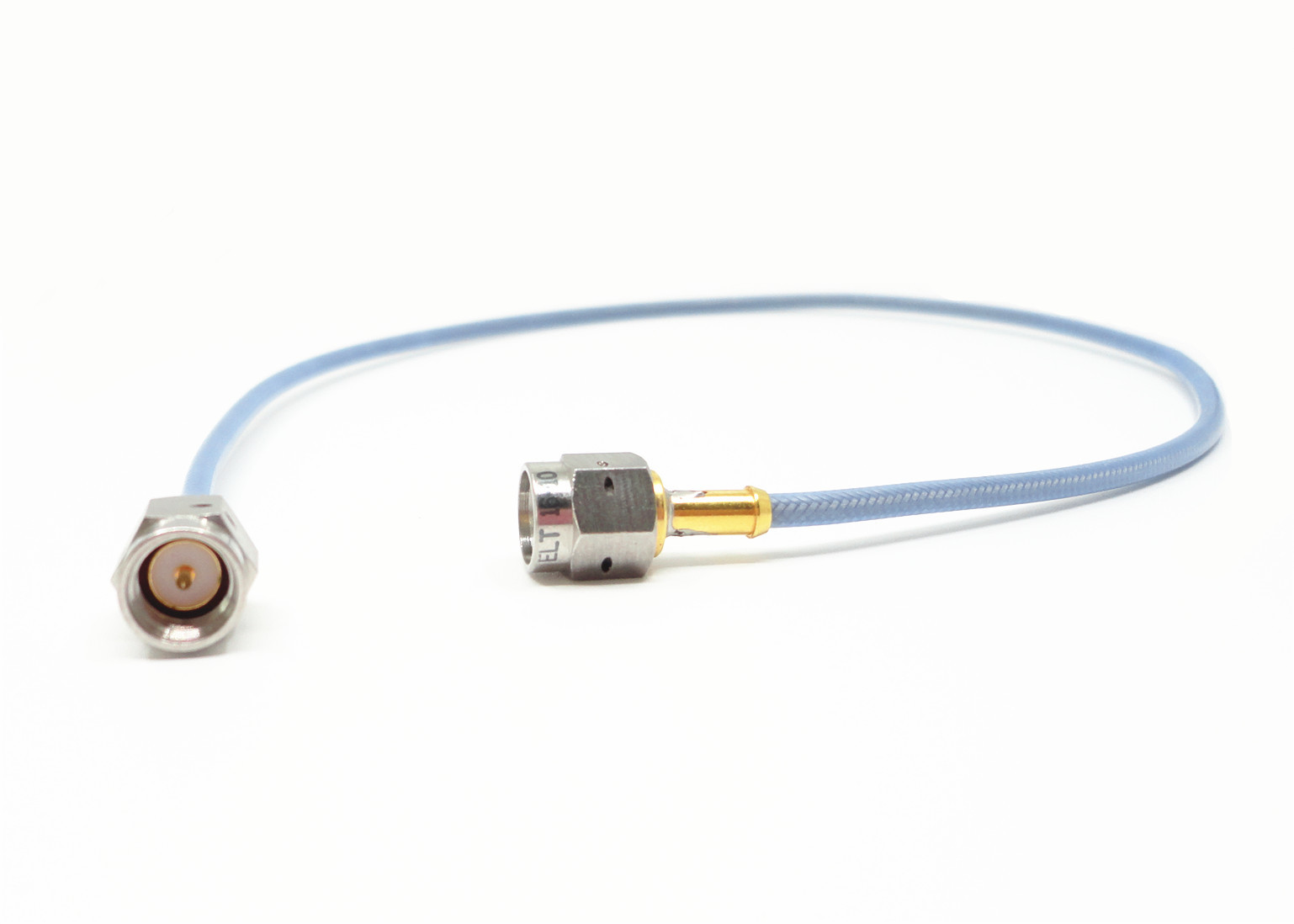 Rf Connector Custom RF Custom ไมโครเวฟ Coax Cable Assemblies Au Plated 50Ω Impedance