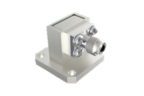 WR42 18-26.5GHz Waveguide to 2.92mm Right Angle Coaxial Adapter สําหรับยานอวกาศ