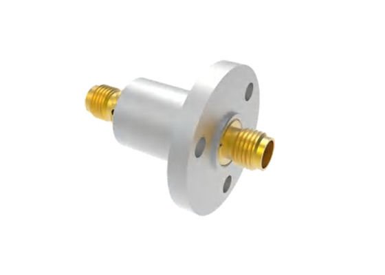 ช่องเดียวนําร่องคลื่นไมโครเวฟ Rotary Joint Coaxial ความสูญเสียต่ํา RJ-1LSMA3