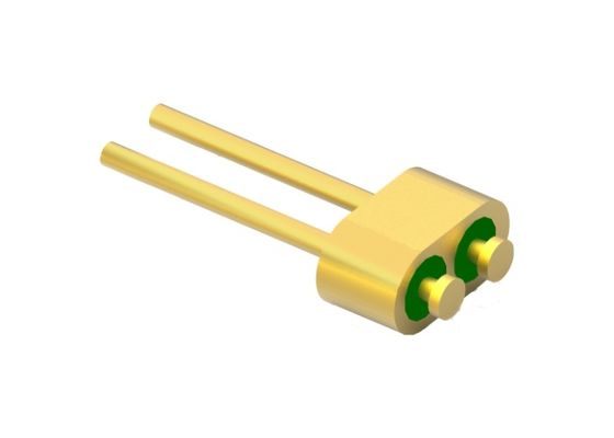 หัวเล็บ 2 ปิน กระจกต่อโลหะ หัวประปาแฮร์เมติกด้วยผิวผูกสายทอง MC-628-JH