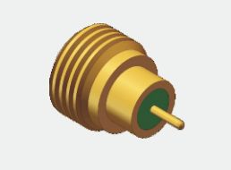 ขั้วต่อโคแอกเซียล RF แบบ SMPM ชนิดตัวผู้ Hermetically Sealed 50Ω สำหรับติดตั้งบนแผงวงจร 0.3MHz-40GHz 170V