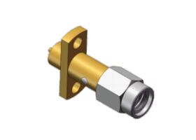 สกรู 10-36UNS-2 SSMA RF Flanges Mount RF coaxial connector บ้านทองโคลนออกแบบสําหรับระบบสื่อสาร
