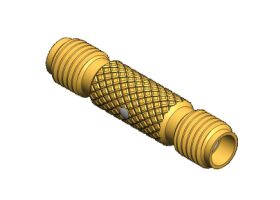 แจ็ค Mini SMA ถึงอะแดปเตอร์โคแอกเซียลแจ็ค SMA ขนาดเล็กที่ใช้สำหรับการสื่อสารไร้สาย