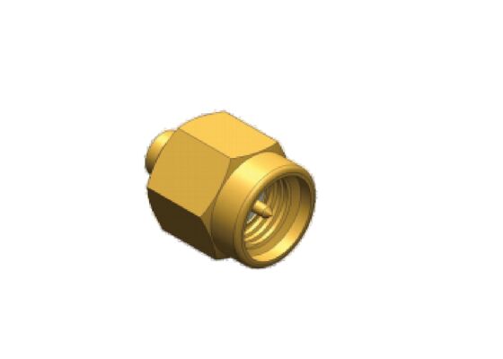 SMA RF Connector 18GHz ชายพล็อกสําหรับ RG405 .086, 2#เคเบิลครึ่งแข็ง/ยืดหยุ่น ทนทานกับสเปรย์เกลือ