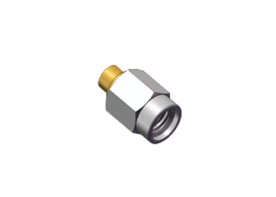 50Ω สแตนเลส 18GHz SSMA ชายมินิ SMA RF โคแอกเซียลเชื่อมต่อสายเคเบิลผสมพันธุ์สำหรับสายเคเบิล. 086, RG405