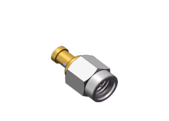50 Ω 3GHz ตรงมินิ SMA ชาย SSMA RF Coax เชื่อมต่อผสมพันธุ์ 7 ตัวนำหลายแกนสายเคเบิลที่มีความยืดหยุ่น