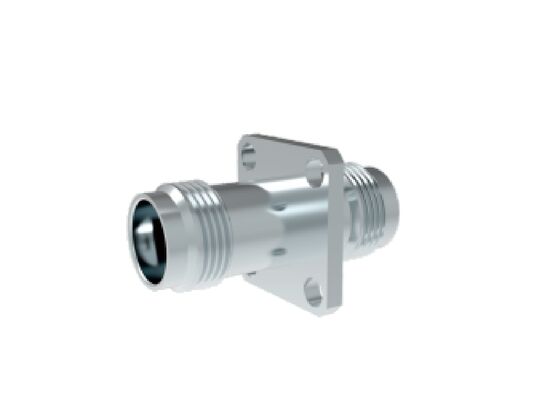50Ω 11GHz TNC Jack to Jack Adapter ตัวเชื่อมต่อ RF การบินและอวกาศที่มีการสูญเสียการแทรกต่ำสูงสุด 0.3dB
