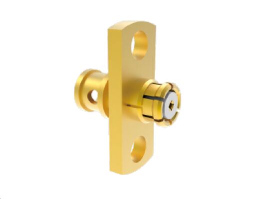 50Ω 18GHz SMP ตัวเมีย SMP แจ็ค 2 รูหน้าแปลนตัวเชื่อมต่อ RF การบินและอวกาศผสมพันธุ์สำหรับสายเคเบิล. 086