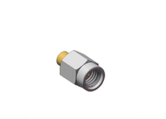 SSMA Male Mini SMA Plug RF Coaxial Cable Connector 18GHz 50Ω การจับคู่สําหรับเคเบิล.086