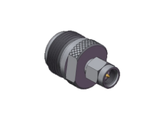 อะแดปเตอร์คอนเนคเตอร์ RF Coaxial คุณภาพสูง เกรดอุตสาหกรรม N Type Female Jack ตรงไปยัง SMA Male Plug สูงสุด 11GHz