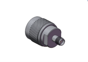อะแดปเตอร์คอนเนคเตอร์ RF Coaxial แบบ N Type Male ตรงไปยัง SMA Female Jack สูงสุด 18GHz