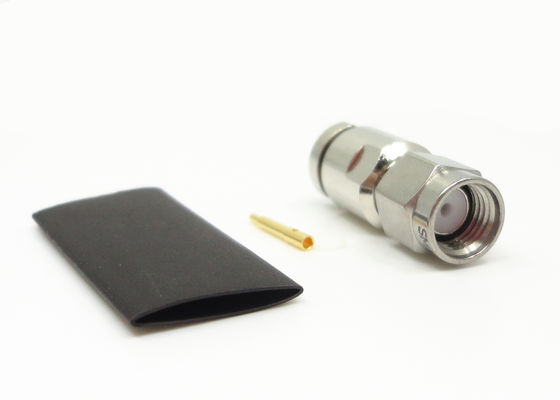 สาย 50Ohm SMA สายตรงเพศชายพหลกปรับ RG142