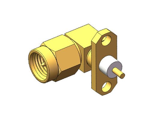 เสาอากาศชายแบบติดหน้าแปลน 2 รูขั้วต่อ RF SMA